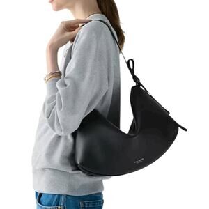 Kate Spade Loop Large Shoulder Bag Black Pebble Leather, NWOT